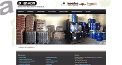 Desktop Screenshot of ankonmetalurji.com